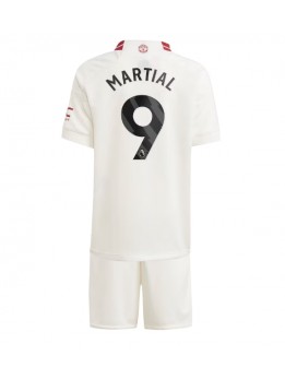 Manchester United Anthony Martial #9 Dječji Rezervni Dres kompleti 2023-24 Kratak Rukavima (+ kratke hlače)